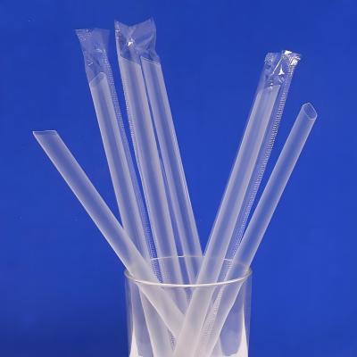 Individually Film-Wrapped clear drinking straw manufacture from China